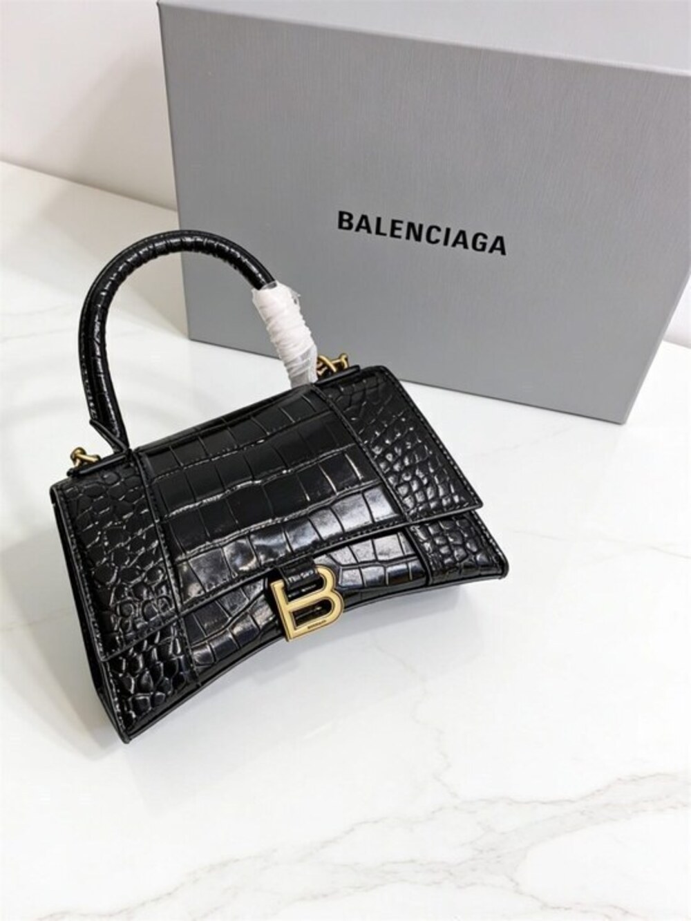 Balenciaga Hourglass Small Top Handle Bag